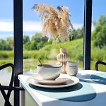 Houseboat In Azy Near Baltic Sea & Jamno Botel *