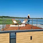 Houseboat In Azy Near Baltic Sea & Jamno Botel