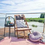 Houseboat In Azy Near Baltic Sea & Jamno Botel *