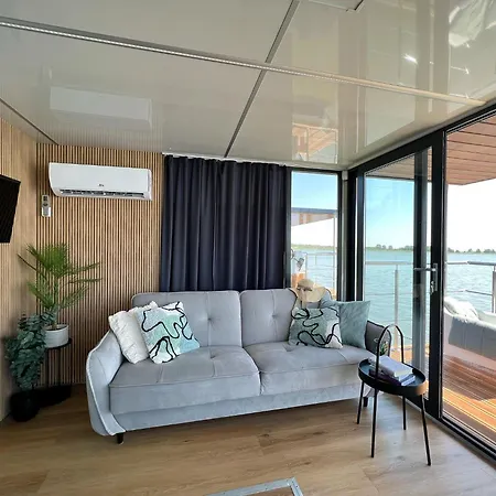 Houseboat In Azy Near Baltic Sea & Jamno Botel