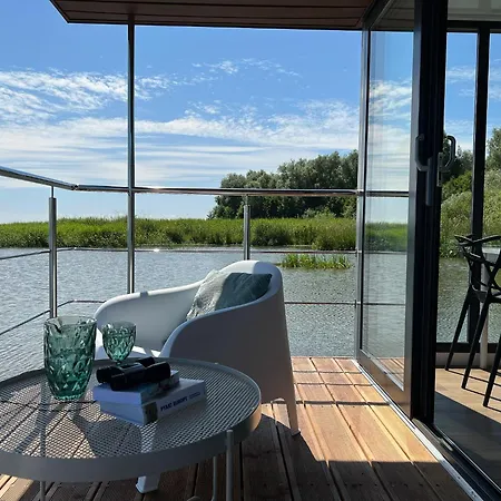 Houseboat In Azy Near Baltic Sea & Jamno Łazy